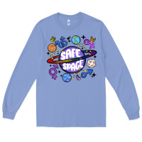 Colony Blue safe space Long Sleeve Tee - MaliasSmallBusiness
