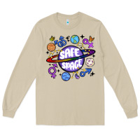 Mushroom safe space Long Sleeve Tee - MaliasSmallBusiness