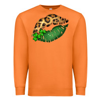 Carrot St. Patricks Day Leopard Lips Premium Sweatshirt - Bettercallsaul