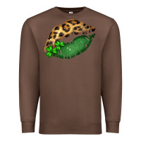 Chestnut St. Patricks Day Leopard Lips Premium Sweatshirt - Bettercallsaul