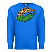 True Royal St. Patricks Day Leopard Lips Premium Sweatshirt - Bettercallsaul