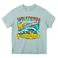 Arona whatever float your boat Heavy Core Tee - texasbilliewilder