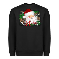 Black believe santa Heavyweight Sweatshirt - AdoDesignShop