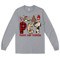 Heather Grey pct patient care technician  christmas Long Sleeve Tee - JahusDesignShop