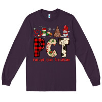 Plum pct patient care technician  christmas Long Sleeve Tee - JahusDesignShop