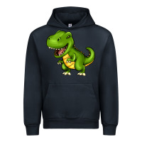 Navy Cartoon T-Rex Urban Hoodie - HowdyJamesFarm