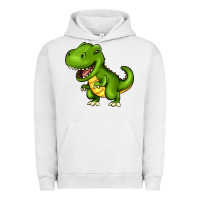 Pigment Lunar Rock Cartoon T-Rex Urban Hoodie - HowdyJamesFarm