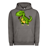 Pigment Tornado Cartoon T-Rex Urban Hoodie - HowdyJamesFarm