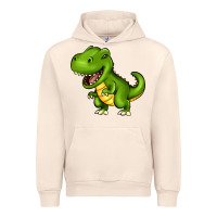 Sandshell Cartoon T-Rex Urban Hoodie - HowdyJamesFarm