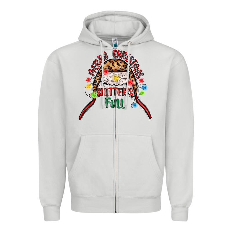 Merry Christmas Shitter S Full Zipper Hoodie by MaliasSmallBusiness | Teevron