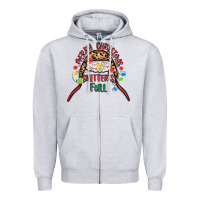 Heather Grey merry christmas shitter s full Zipper Hoodie - MaliasSmallBusiness