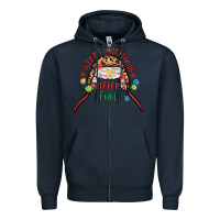 Navy merry christmas shitter s full Zipper Hoodie - MaliasSmallBusiness