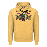 Vintage Mustard western pitbull mom Vintage Hoodie - RanaPortraitStore