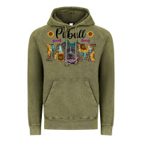 Vintage Olive western pitbull mom Vintage Hoodie - RanaPortraitStore