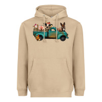 Mushroom farm animals truck Heavyweight Hoodie - Jasminsmagicworld