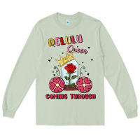 Matcha delulu queen coming through Long Sleeve Tee - MaliasSmallBusiness
