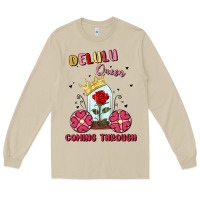 Mushroom delulu queen coming through Long Sleeve Tee - MaliasSmallBusiness