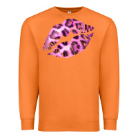 Carrot Pink Leopard Lips Premium Sweatshirt - Bettercallsaul