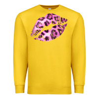 Lemon Pink Leopard Lips Premium Sweatshirt - Bettercallsaul