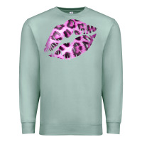 Seafoam Pink Leopard Lips Premium Sweatshirt - Bettercallsaul