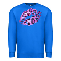True Royal Pink Leopard Lips Premium Sweatshirt - Bettercallsaul