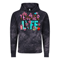 Cloud Black teacher life Vintage Hoodie - AdoDesignShop