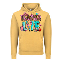 Vintage Mustard teacher life Vintage Hoodie - AdoDesignShop