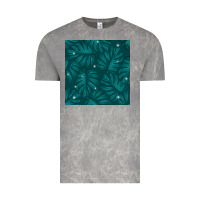 Cloud Rock Tropical  Leaves Seamless Pattern Vintage Tee - BundleAndBundleShop