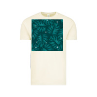 Vintage Arctic Tropical  Leaves Seamless Pattern Vintage Tee - BundleAndBundleShop