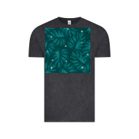 Vintage Black Tropical  Leaves Seamless Pattern Vintage Tee - BundleAndBundleShop