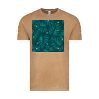 Vintage Camel Tropical  Leaves Seamless Pattern Vintage Tee - BundleAndBundleShop