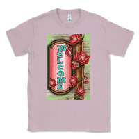 Lilac Western Red Roses Welcome Classic Tee - LillyAllenDesigns