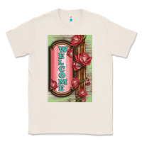 Natural Western Red Roses Welcome Classic Tee - LillyAllenDesigns