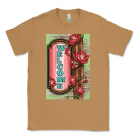 Toasted Coconut Western Red Roses Welcome Classic Tee - LillyAllenDesigns