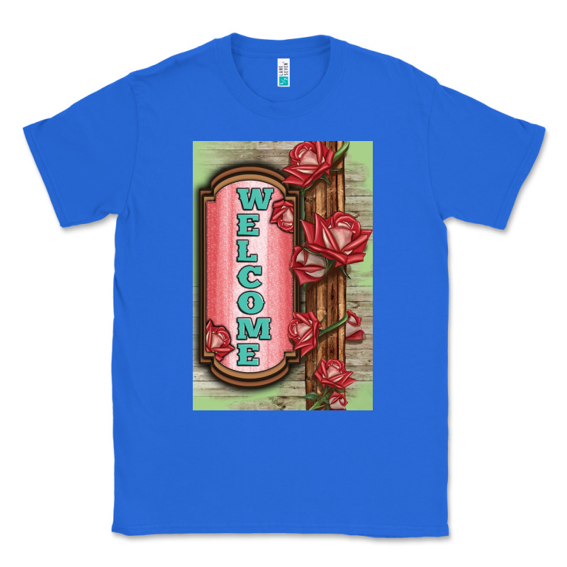 Western Red Roses Welcome Classic Tee by LillyAllenDesigns | Teevron