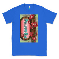 True Royal Western Red Roses Welcome Classic Tee - LillyAllenDesigns