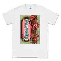 White Western Red Roses Welcome Classic Tee - LillyAllenDesigns