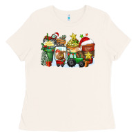 Bone Christmas tractor coffee cups Ladies Tee - Zillion Design Studio