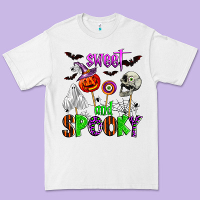 Sweet And Spooky Premium Tee Designed By Zillion Design Studio