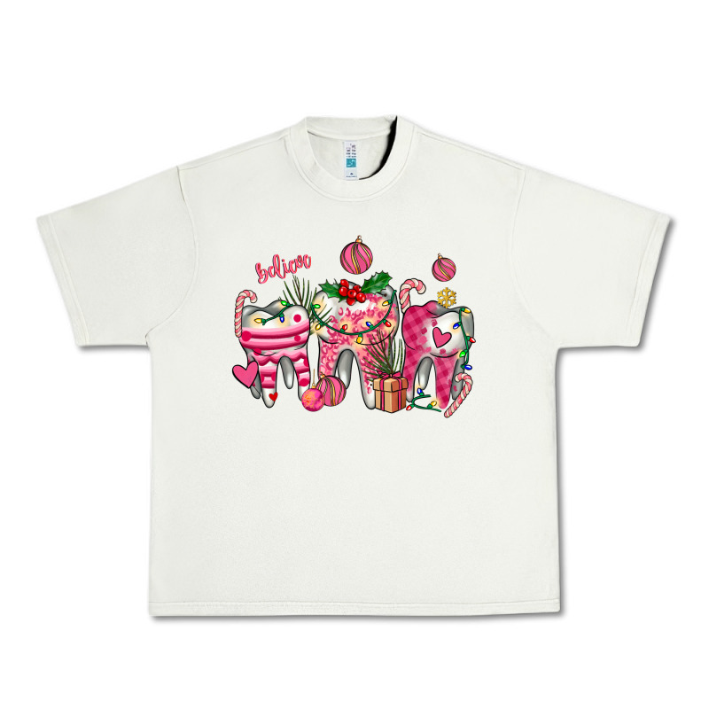 Pink Christmas Teeth Urban Heavy Tee by AdoDesignShop | Teevron