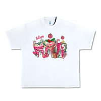 White pink christmas teeth Urban Heavy Tee - AdoDesignShop