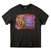 Sorry Ladies My Heart Belongs To Mommy Highland Cow And Calf Heavy Core Tee | Teevron