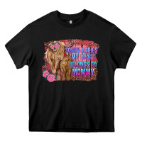 Black sorry ladies my heart belongs to mommy highland cow and calf Heavy Core Tee - RanaPortraitStore