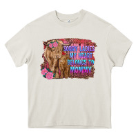 Cream sorry ladies my heart belongs to mommy highland cow and calf Heavy Core Tee - RanaPortraitStore