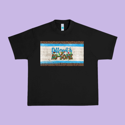 Different Is Ausome Autism  Cup Urban Heavy Tee Designed By Artiststas