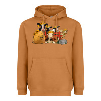 Meerkat farm animals with sunflower headbands Heavyweight Hoodie - Jasminsmagicworld