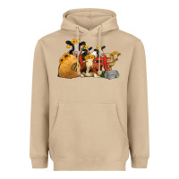 Mushroom farm animals with sunflower headbands Heavyweight Hoodie - Jasminsmagicworld