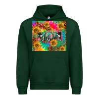 Forest Green Mom rainbow sunflower Urban Hoodie - CowGirlArtShop