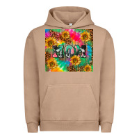Pigment Burro Mom rainbow sunflower Urban Hoodie - CowGirlArtShop