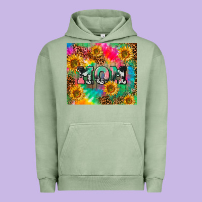 Mom Rainbow Sunflower Urban Hoodie Designed By Cowgirlartshop